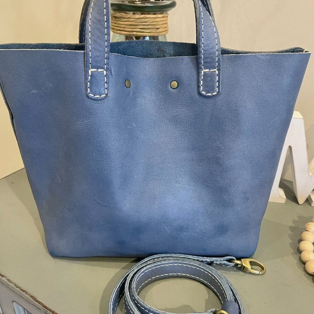 BRAND NEW~ORIGINAL INDIGO! PLG MINI CROSSBODY TOTE ~ FREE SHIPPING! - Picture 2 of 7